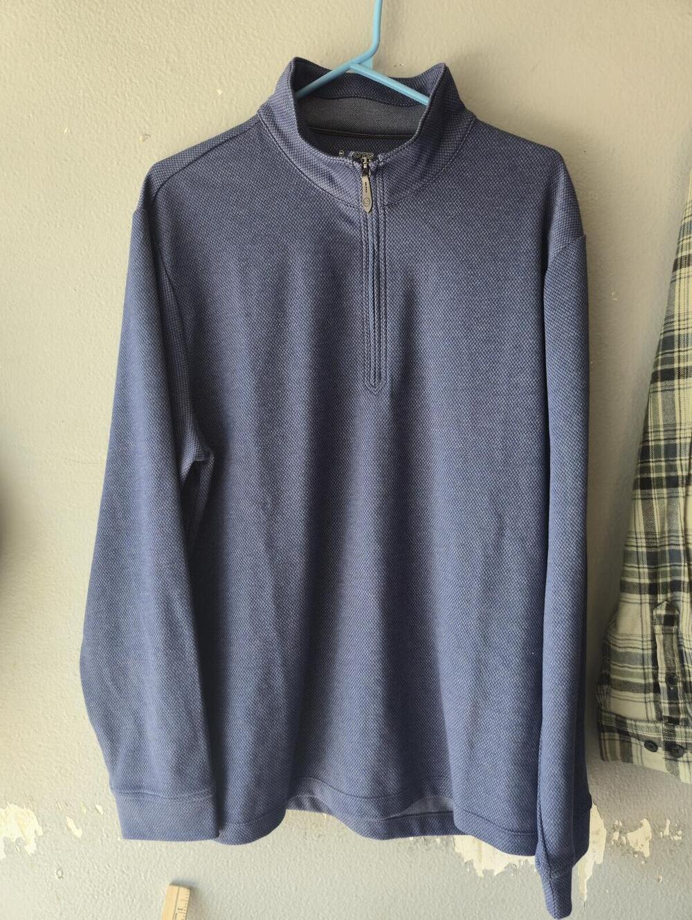 Vineyard Vines Bluffs Quarter-Zip Pullover Sweatshirt Mens Size Large